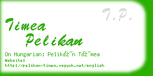 timea pelikan business card